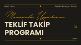 Teklif Takip Programı