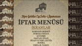 Cephanelik Restoran için Ramazan Özel Menü Tasarımları