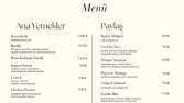 Menü Tasarımı
