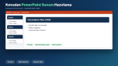 PowerPoint Sunum Hazırlama Örneği