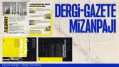 Dergi-Gazete ve Kitap Mizanpajları (Tasarımları)