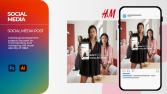 H&M Collection Social Media Post
