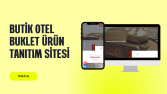 BUTİK OTEL BUKLET ÜRÜN TANITIM SİTESİ