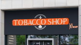 Tobacco Shop İçin Tabela Tasarımı