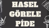 Hasel Görele Pide menü tasarımı