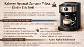Kahve makinesi tanıtım metni – akıcı ve dikkat çekici