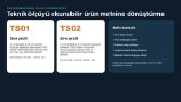 Ürün Açıklamaları — Teknik Veriden Satış Metnine