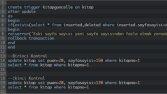 SQL ALGORİTMA VE KOD BLOĞU