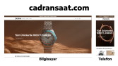 cadransaat.com için E-ticaret sitesi yapımı