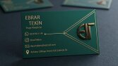 Ebrar Tekin – Kurumsal Kimlik Kartvizit Tasarımı