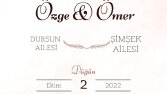 Kişiye özel davetiye