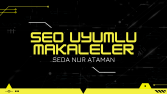 SEO UYUMLU MAKALE