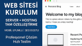 Kullanıcıya özel web sitesi kurulum ve tam özelleştirme