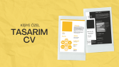 Benzersiz CV tasarımı
