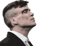 Thomas Shelby realistic illustration