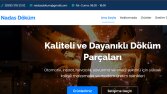 Nadas Döküm - Kurumsal Web Sayfası