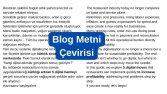 Çeviri Örnekleri
