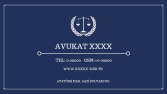 avukat- hukuk bürosu kartvizit