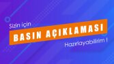 Basın Açıklaması ve Servisi