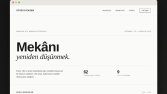 Mimarlık Ofisi Tanıtım Web Sitesi