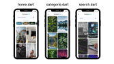 Flutter app tasarımı