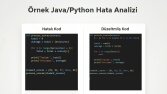 Java & Python Kod Hata Analizi – Örnek Çalışma
