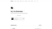 Kişisel portfolyo ve blog sitesi (Next.js)