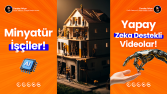 Ai ile tasarlanmış minyatür işçi videoları