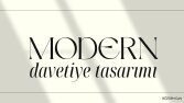 Modern Davetiye Tasarımı