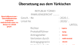 Almancadan Türkçe’ye çeviri 
