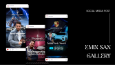 Design of an Emin San Gallery Social Media Post