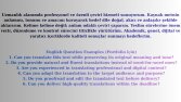 Ben uzmanlık alanımda kaliteli çeviriler sunarım