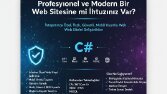 Profesyonel ve Mobil Uyumlu Web Sitesi Geliştirme – .NET & Blazor