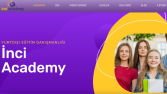 inciacademy.com websitesi tasarımı