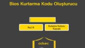 BIOS Kurtarma Kodu Oluşturucu