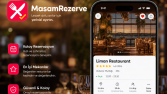 Masam Rezerve - Restoran randevu uygulaması