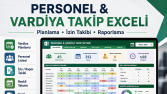 Personel ve Vardiya Takip Exceli