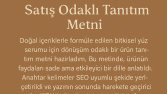 Bitkisel Yüz Serumu – Satış Odaklı Tanıtım Metni