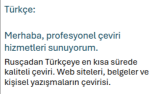 Rusça-Türkçe Web Sitesi ve İçerik Çevirisi