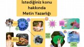 her konu skalasında metinler yazabilirim