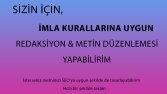 Redaksiyon & Metin düzenleme
