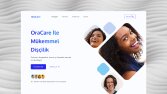 Dişçi website arayüz tasarımı