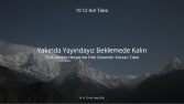 10-12 Acil Korsan Taksi Kurulumu