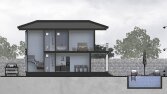 2D Mimari Teknik Çizim + Renklendirme