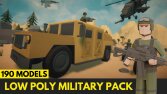 3D Lowpoly Military Asset Pack
