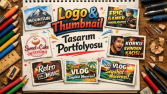 konsept logo ve thumbnail portfolyosu