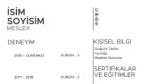 Örnek CV Altlıkları