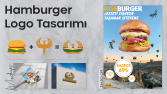Burger Logo ve Reklam Tasarımı