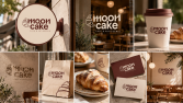 MoonCake-Patisserie&cafe logo çalışması