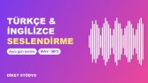 Türkçe ve İngilizce yapay zekâ seslendirme örnekleri